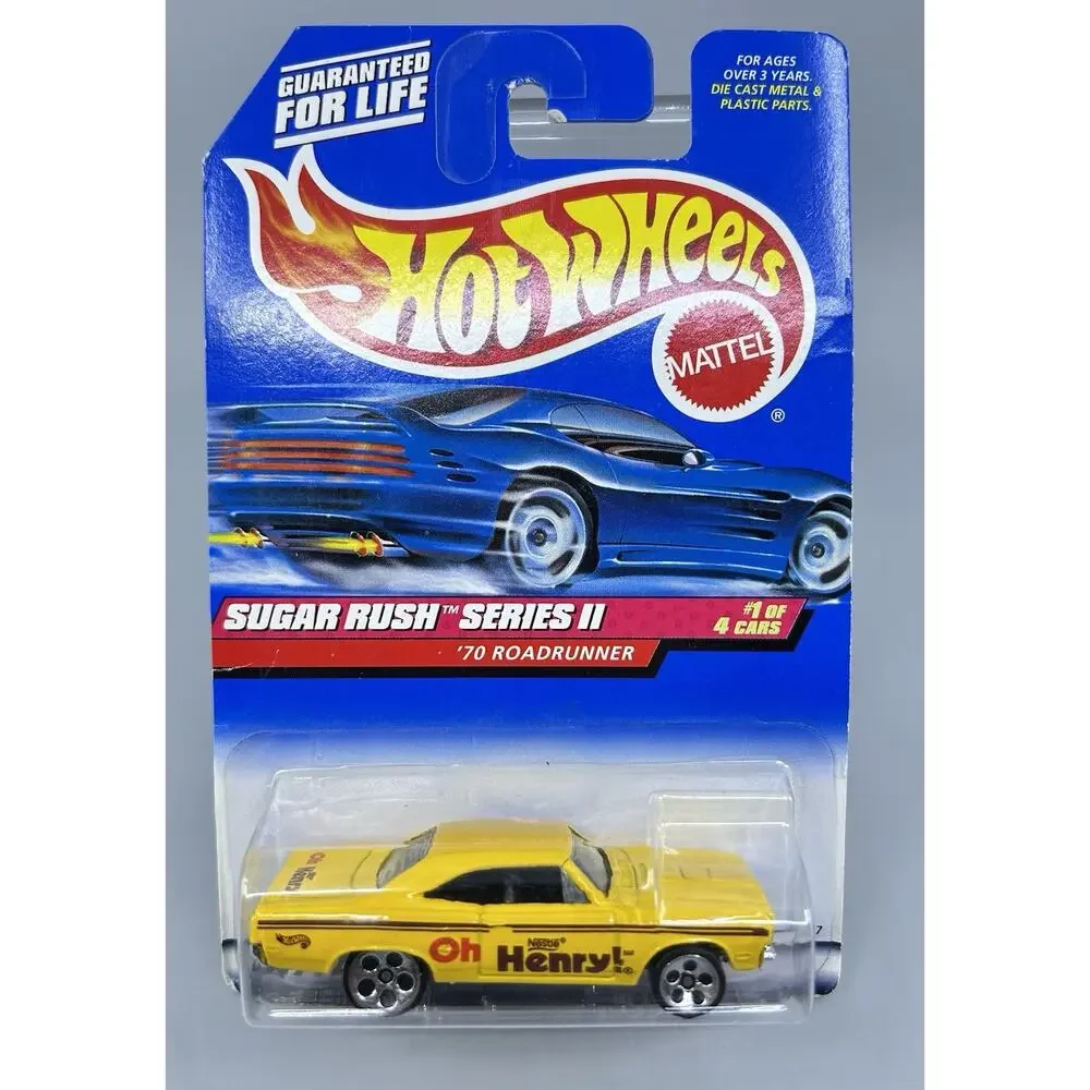 Hot Wheels SUGAR RUSH Series II 1999 Set of 4 Oh Henry Baby Ruth 100 Grand NOC